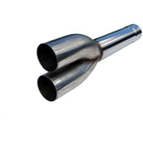 MBRP muffler delete exhaust T409 stainless steel 4 inch inlet 5 inch outlet