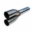 MBRP muffler delete exhaust T409 stainless steel 4 inch inlet 5 inch outlet