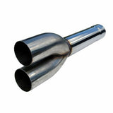MBRP muffler delete exhaust T409 stainless steel 4 inch inlet 5 inch outlet