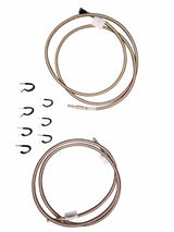 2004-2010 Chevrolet Silverado Fuel Line Quick Fix Braided Lines Ext Cab MDFF0002SS