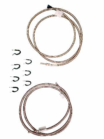 2004-10 Chevrolet Silverado Fuel line Quick Fix Braided Lines Ext Cab MDFF0002SS