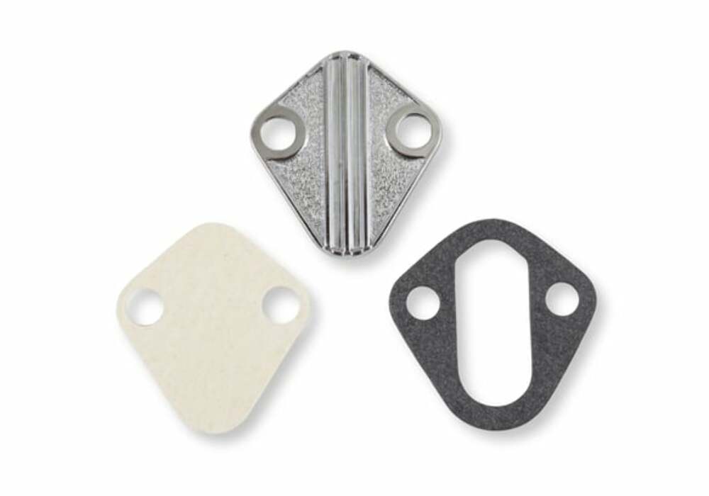 Holley Mechanical Fuel Pump Mounting Pad Cover - 12-813 for 1959-1981 Chevy Road Runner
