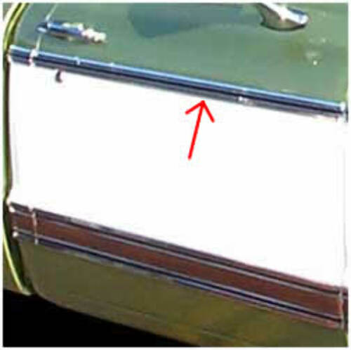 1969-1972 Chevrolet Blazer; Door Molding - Upper MF040RH