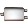 Jones Exhaust performance muffler 2.5 inch stainless steel aluminized steel steel x-18-oval-muffler-2-5-in-dual-out-m