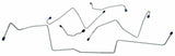 Front Brake Line Set MFB019 Shafer's Classic Reproductions