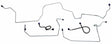 Front Brake Line Set fits 1971-1973 Ford Mustang MFB022 Shafer's Classic Reproductions