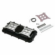 Holley Mid-Rise Plenum Base Adapter Kit - GM LS1/LS2/LS6 - Black 300-267BK black aluminum