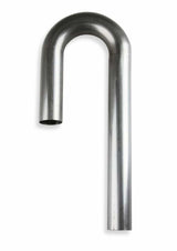 Hooker performance muffler steel-180-degree-bend-tube-size-2-od-16-gauge-hooker-j-bend-12370hkr