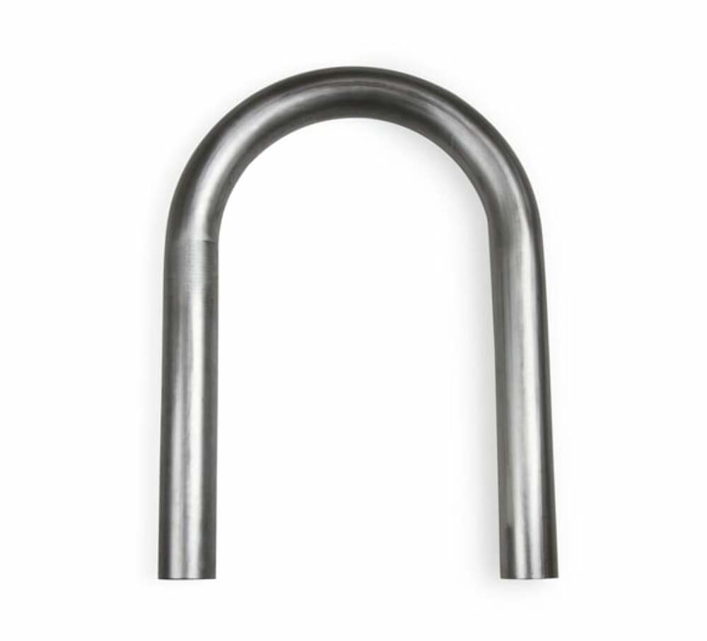 Hooker Super Competition Mild Steel,180 degree bend, Tube Size 2" OD, 16 Gauge U-Bend 12240HKR stainless steel
