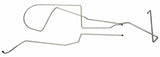 Fits 1967 Ford Mustang Long Gas Lines, Pump To Tank MLG003