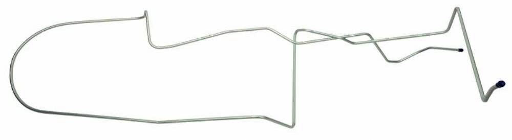 1965-1966 Ford Mustang Long Gas Line, Pump to Tank, 6 Cylinder, Steel MLG022
