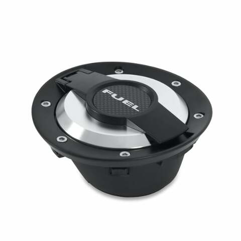Fuel Door Assembly Aluminum Blck fits Dodge Challenger 2008-2020 Drake MO-210001