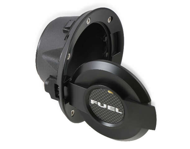 Fuel Door Assembly All Black fits Dodge Challenger 2008-20 Drake MO-210001-BLACK