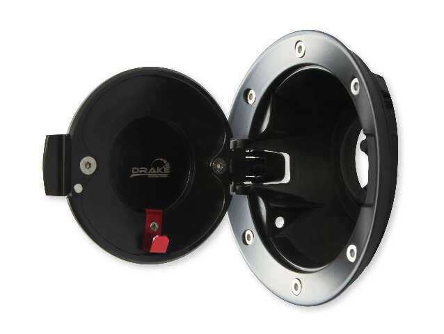 Fuel Door Assembly All Black fits Dodge Challenger 2008-20 Drake MO-210001-BLACK