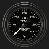 Moal Bomber 2 1/8" Oil Temperature Gauge MA128BLF