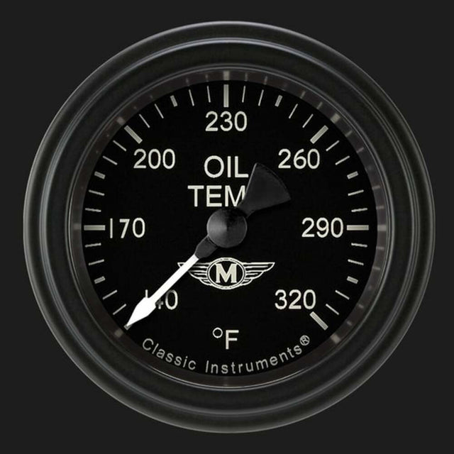 Moal Bomber 2 1/8" Oil Temperature Gauge MA128BLF