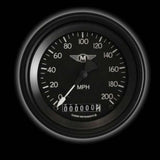 t Moal Bomber 3 3/8" Speedometer MA57BLF Classic Instruments
