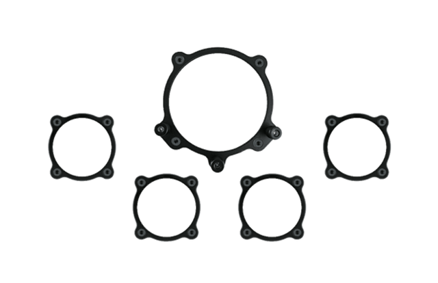 Moal Bomber 5-analog gauge Trim Bezel Set BZMA5GS