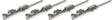 Hooker performance muffler black mx150-male-pins-20-16ga-100pk-571-112