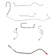 Complete Brake Line Kit for 1970-1971 Plymouth Barracuda ABS drum brakes stainless steel
