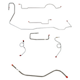 Complete Brake Line Kit for 1970-1971 Plymouth Barracuda ABS drum brakes stainless steel