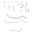 Complete Brake Line Kit for 1970-1971 Dodge Challenger ABS disc brakes stainless steel