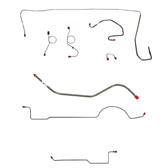 Complete Brake Line Kit for 1970-1971 Dodge Challenger ABS disc brakes stainless steel