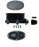 power brake booster and master cylinder kit for 1962-1974 Dodge stainless steel steel black aluminum fits-1962-1974-mopar-a-b-e-body-oval-master-cylinder-w-8-dual-booster-mp-40 MBM