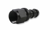 Mr. Gasket 10 AN straight push on hose ends black BL aluminum 200110