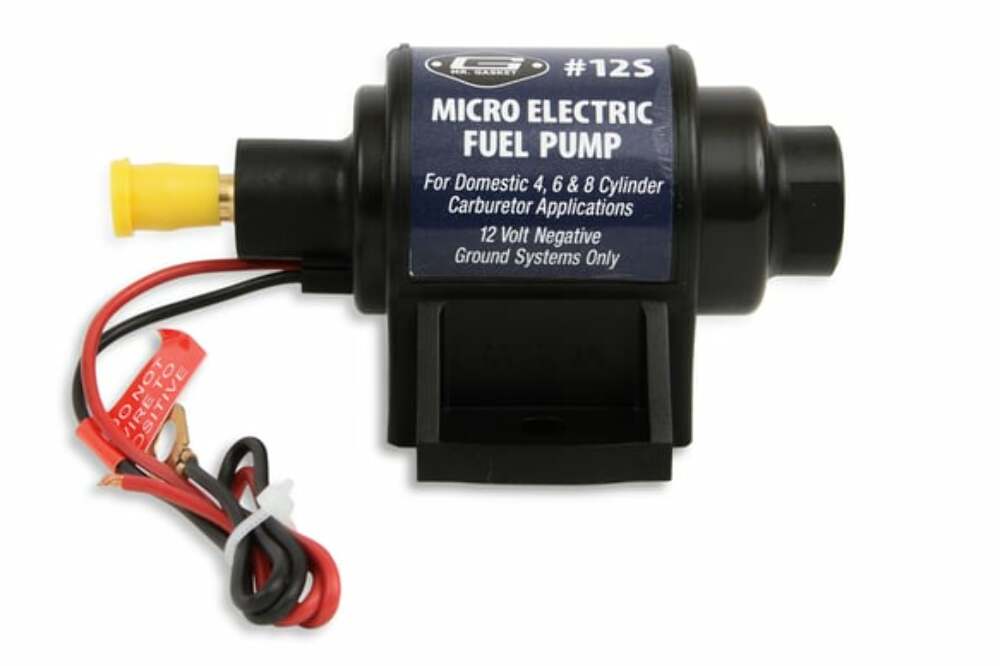 Mr. Gasket electric fuel pump 12S 35 GPH 4 7psi SBC BBC SBF BBF Chevy Ford carburetor LS engine 2493