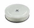 Mr. Gasket air cleaner 9 inch diameter x 2 3/4 inch tall ... carburetor chrome steel 1487