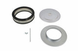 Mr. Gasket air cleaner 9 inch diameter x 2 3/4 inch tall ... carburetor chrome steel 1487