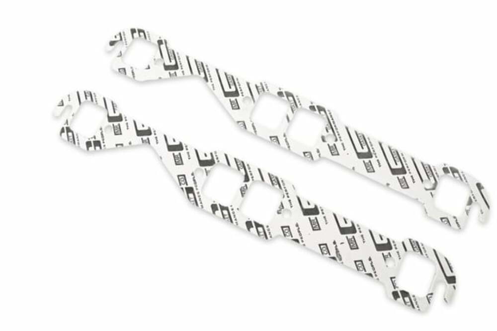 t Mr Gasket 150A Header Gasket Set Small Block Chevy 1.45 X 1.55 Sqaure Port Mr. Gasket