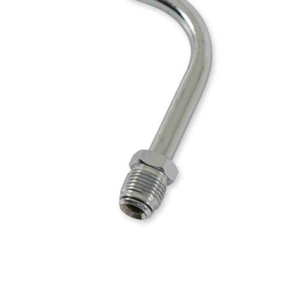 Mr. Gasket fuel line 3/8 inch dual inlet chrome carburetor copper 1551