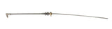Mr. Gasket 17 inch throttle cable firewall mount carburetor polished stainless steel 5655