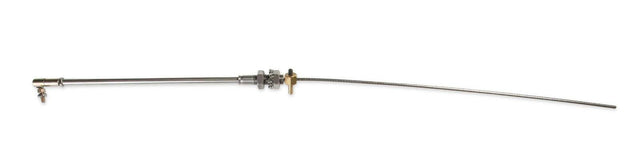 Mr. Gasket 17 inch throttle cable firewall mount carburetor polished stainless steel 5655