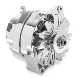 Mr. Gasket chrome alternator late GM delco 80 amp 5122