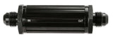 Mr. Gasket 6 AN male fuel filter 30 micron black BL carburetor aluminum