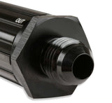 Mr. Gasket 6 AN male fuel filter 30 micron black BL carburetor aluminum