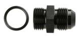 Mr. Gasket 6 AN to 9/16 18 (an6) O ring black BL aluminum 480006