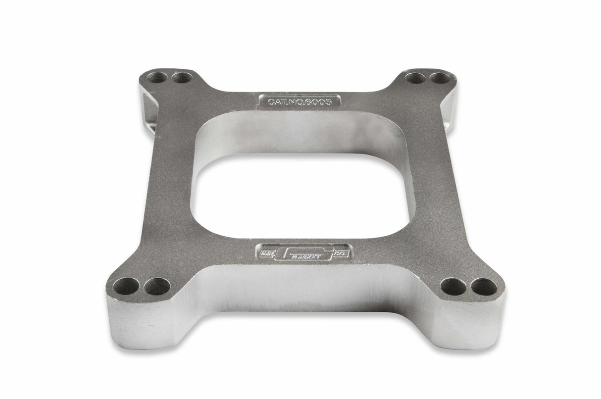 Mr. Gasket Holley Edelbrock 1 open center aluminum carb spacer kit for Holley 4150 carburetors 6005