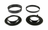Mr. Gasket plastic air cleaner spacer and adapter kit 5 1/8 3 2 5/8 carburetor black 6411G