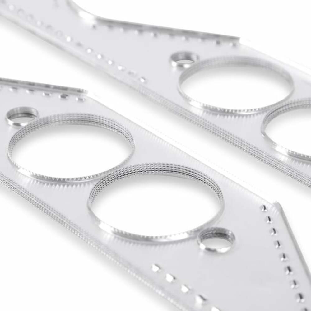 Mr. Gasket Chevy small block aluminum header gasket round port 7402G