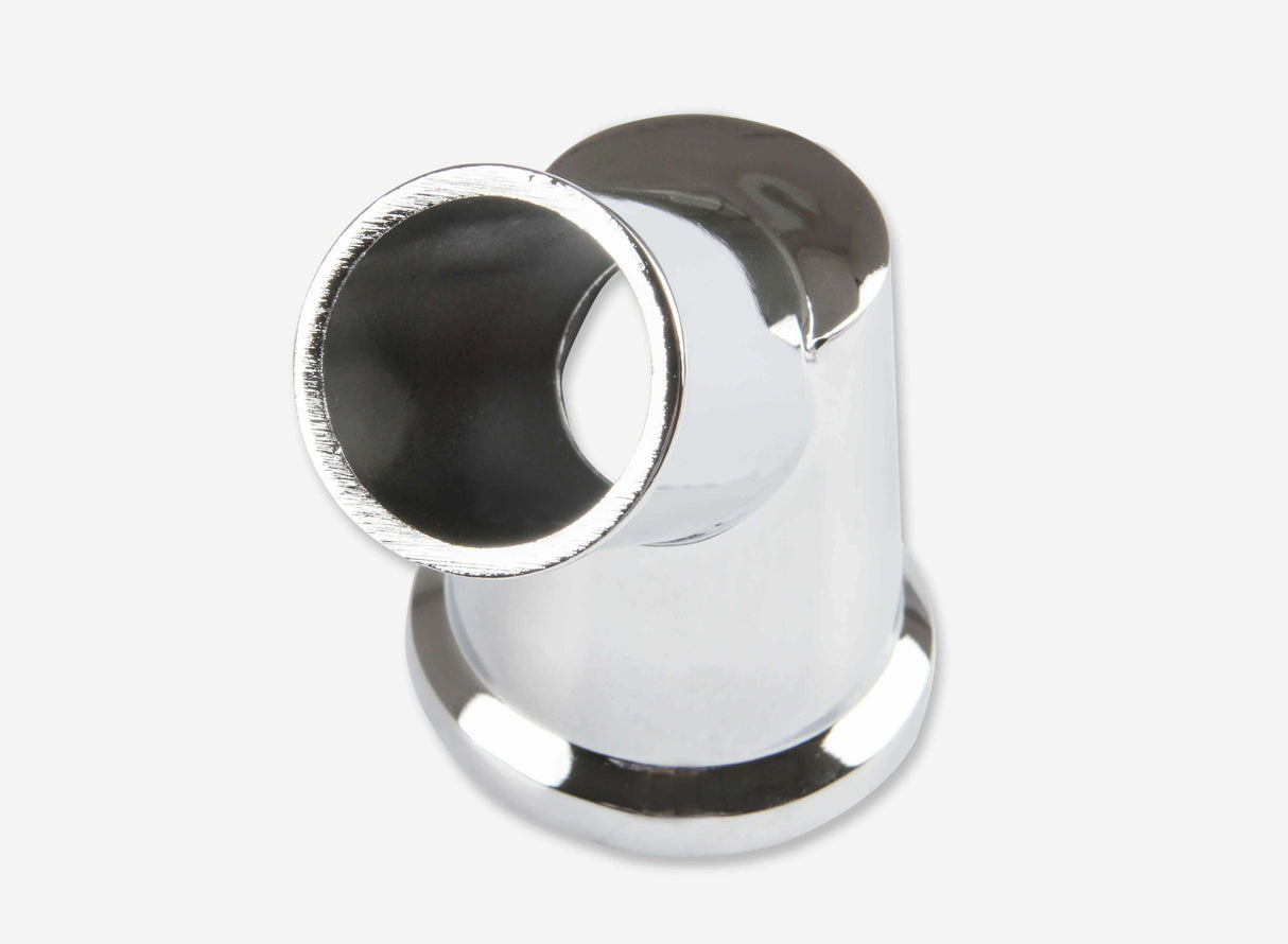 Mr. Gasket O ring style chrome water neck 45 degree Chevy polished aluminum 9141G