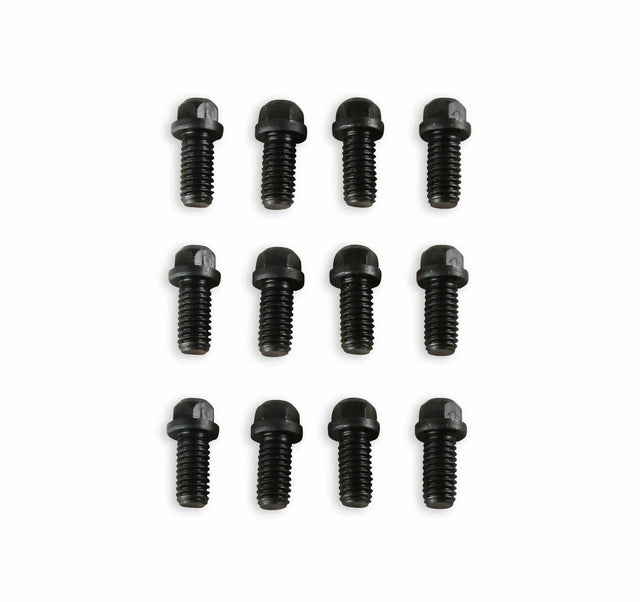 Mr. Gasket small block Chevy chrysler pontiac 3/8 16 header exhaust bolts SBC black steel 915