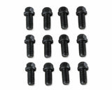 Mr. Gasket small block Chevy chrysler pontiac 3/8 16 header exhaust bolts SBC black steel 915