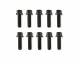 Mr. Gasket header bolt set fits GM LS series engines LS engine Chevy black steel 918G