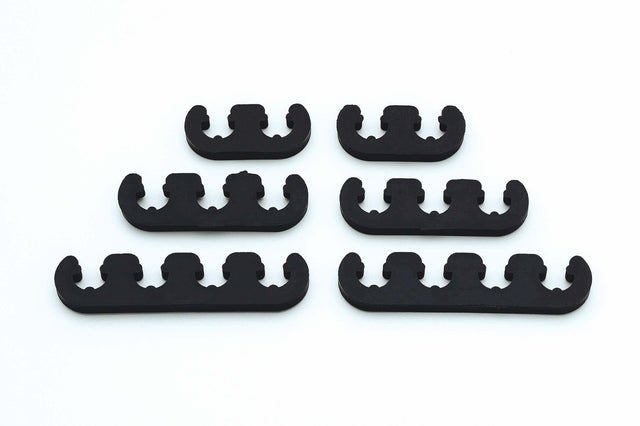 Mr. Gasket wire separators plastic 7 mm / 8 mm black 9728