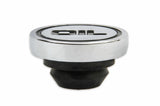 Mr. Gasket oil filler cap plug 22 inch diameter chrome steel 9815