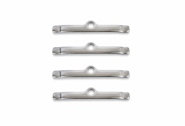 Mr. Gasket valve cover clamps, long style, chrome steel 9817